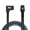 OIKWAN Internal Mini SAS To Right Angle Cord Compatible with RAID or PCI Express Controller SFF-8087 SFF-8087