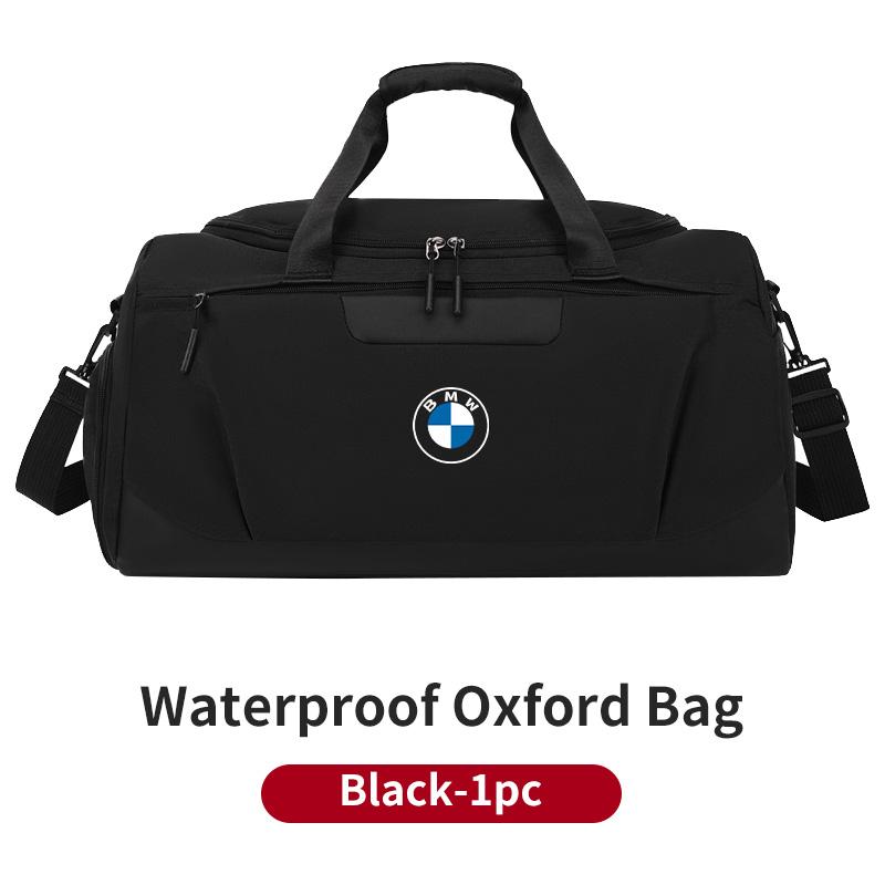 

Car Logo Fitness Enthusiast Organiser Oxford Cloth Travel Storage Bag For BMW E46 E90 E60 F30 F10 E39 E36 F20 E87 E90 E70 G60