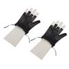 Fashion Women's Mesh Lace Gloves Dancing Party Half Finger Skeleton Gloves Halloween Short Gloves