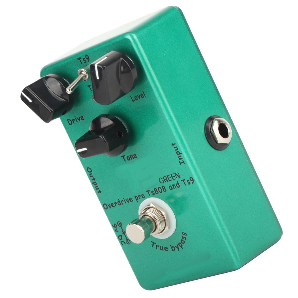 Gitarreneffektpedal Tube Screamer Overdrive Einstellbares tragbares InstrumentenzubehörTube Screamer
