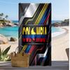 Colombia Football Print Beach Towel Quick Dry Super Absorbent Soft Bath Towel for Swimming Beach Travel Fan Souvenir Gift