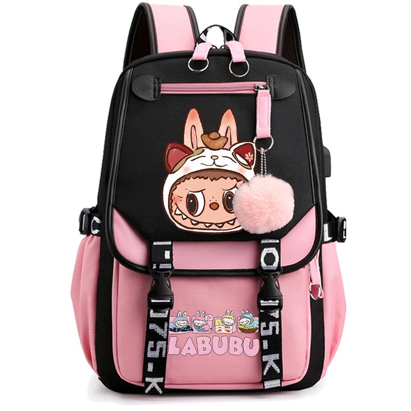 Plecak Wodoodporny z Nadrukiem o Dużej Pojemności Uczeń Chłopak Dziewczyna Tornister Plecak Kobiety Mężczyźni Płócienny Podróżny Torba na Laptopa Prezent dla Dziecka