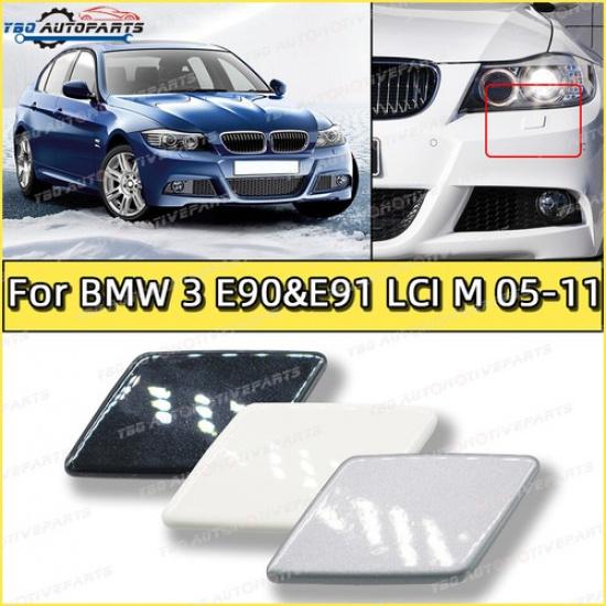 Painted Headlamp Washer Nozzle Cover for BMW 3 E90 E91 M Sport LCI 2005 - 2012