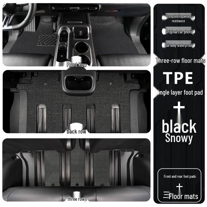 Lynk & Co 900 TPE Floor Mats 2025: Full Coverage Decorative Interior Car Accessories