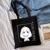 Spy x Family Anime Canvas Tote Bag - Harajuku Shoulder Bag for Students and Shopping