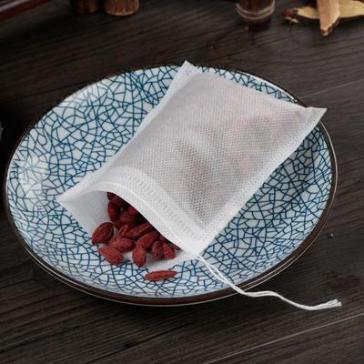 100pcs Disposable Drawstring Teabags Empty Tea Bags for Tea Bag Food Grade Non-woven Fabric Paper Coffee Filters Teaware