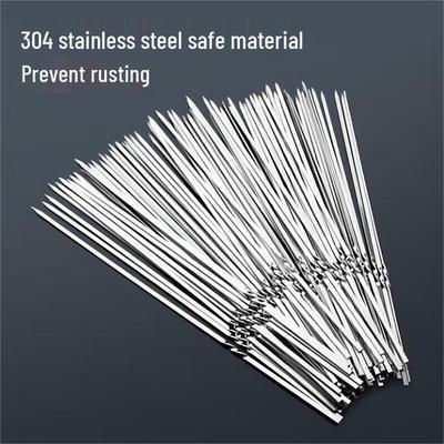 304 Stainless Steel BBQ Skewers