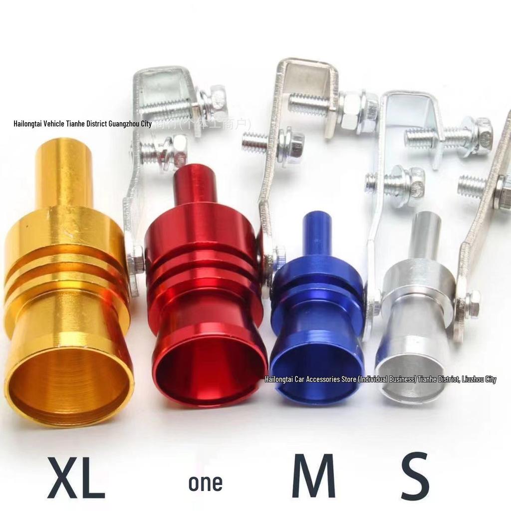 Turbo-Whistle Auspuffrohr Schalldämpfer für Motorräder - Erhältlich in S, M, L, XL und vier Farben
