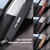 For KIA Leather Car Seat Belt Cover Safetybelt Shoulder Protection Pad gt gtline Xline ceed Forte RIO STINGER Seltos K3 K4