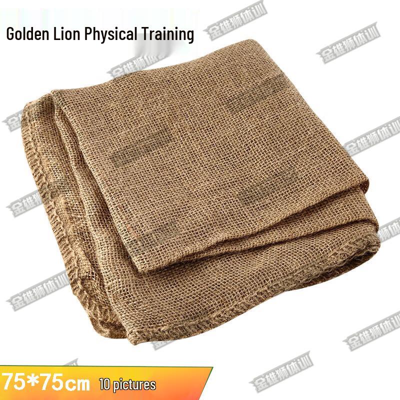 Golden Lion Thickened Jute Linen Fabric Sheets