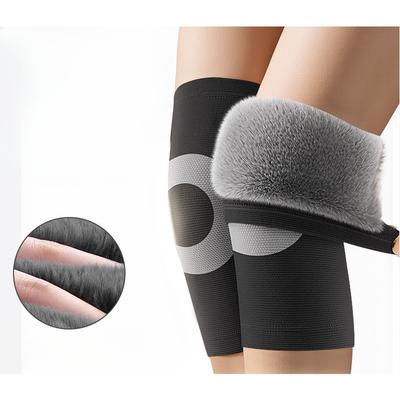 Ginocchiere in Velluto per Sport e Calore, Ginocchiere in Velluto Lavorato a Maglia per Uomo e Donna, Ginocchiere Antiscivolo
