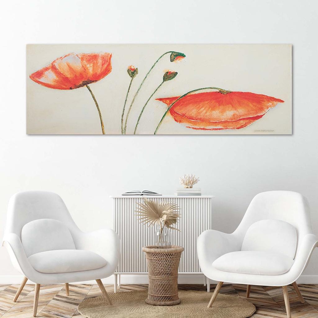 Canvas print Red poppies