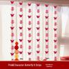 Butterfly Flower Wedding Decoration Set: Double Happiness Curtains & Pendants for Bedroom & Living Room