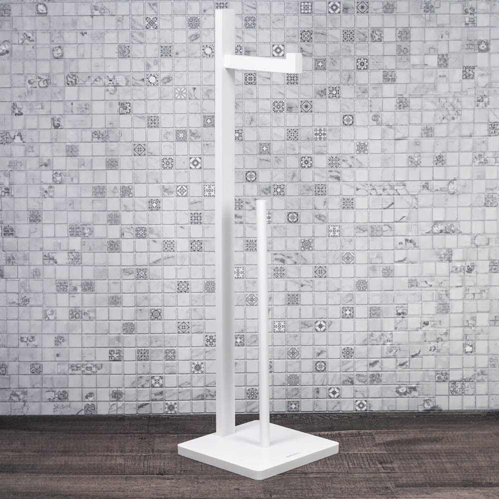 Stojak Na Papier Toaletowy Bambusowy KINGHOFF KH-1750