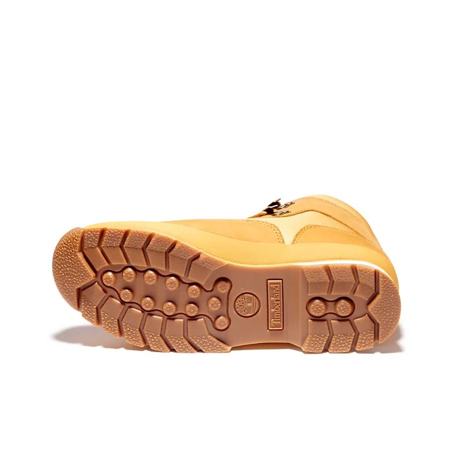 Timberland Euro Hiker Comfortable Leather Shock Absorbing Slip Resistant Durable Mid Top Running Shoes Men Running Shoes Wheat 91566231