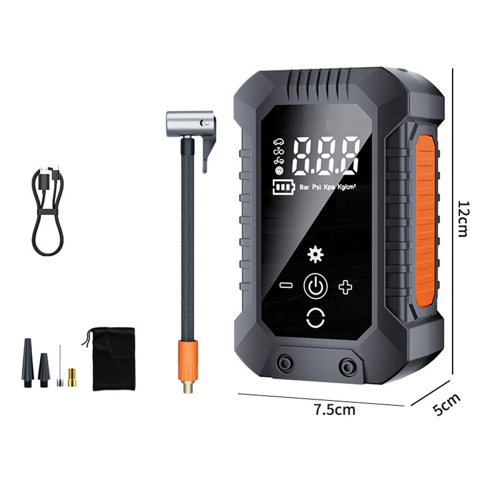 

MotorX Tire Inflator Portable Compressor 2 Generation, Large Tire Inflator Speed 0 Seconds Fast Inflation , 15000mAh Battery Capacity, 65W One Size чёрный