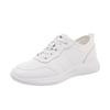 Red Dragonfly Women's Spring Leather Casual Sports Shoes - Genuine Leather, Soft Sole, Waterproof Little White Shoes
