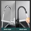 Adjustable 360° Rotary Faucet Splashproof Kitchen Faucet Spray Head Filter Splashback Tap Nozzle Bubbler Kitchen Sink Faucet