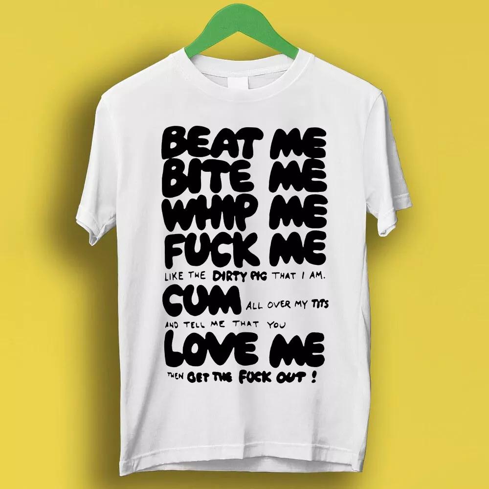 Beat Bite Whip Me Design Funny Music Rock Punk Retro Cool Gift Tee Tshirt P1775