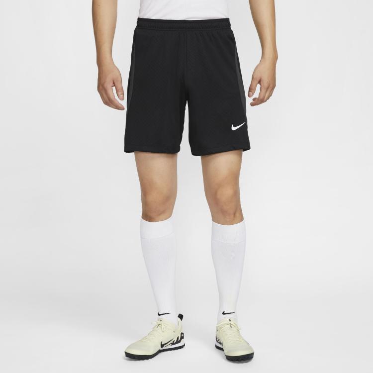 Nike Dri-Fit Logo Color Block Comfortable Breathable Knitted Soccer Pants Men Bottoms Coal-Black HF0528-010