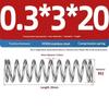Spring Steel Pressure Return Spring Assortment 0.3/0.4mm Wire Dia 5-20mm Length for Hobbyist Craft Making Projects