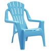 VidaXL Kinder-Gartenstühle 2 Stk. Blau 37x34x44 cm PP Holzoptik