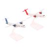 1Pc 16Cm Fk50 Atr Plane Airplane Model Aircraft Model Diecast Metal 1/400 Scale Planes Alloy Airplane Model Collection Gift Toy