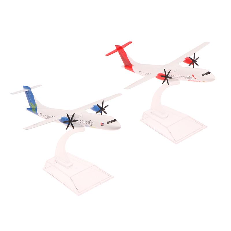 1Pc 16Cm Fk50 Atr Plane Airplane Model Aircraft Model Diecast Metal 1/400 Scale Planes Alloy Airplane Model Collection Gift Toy