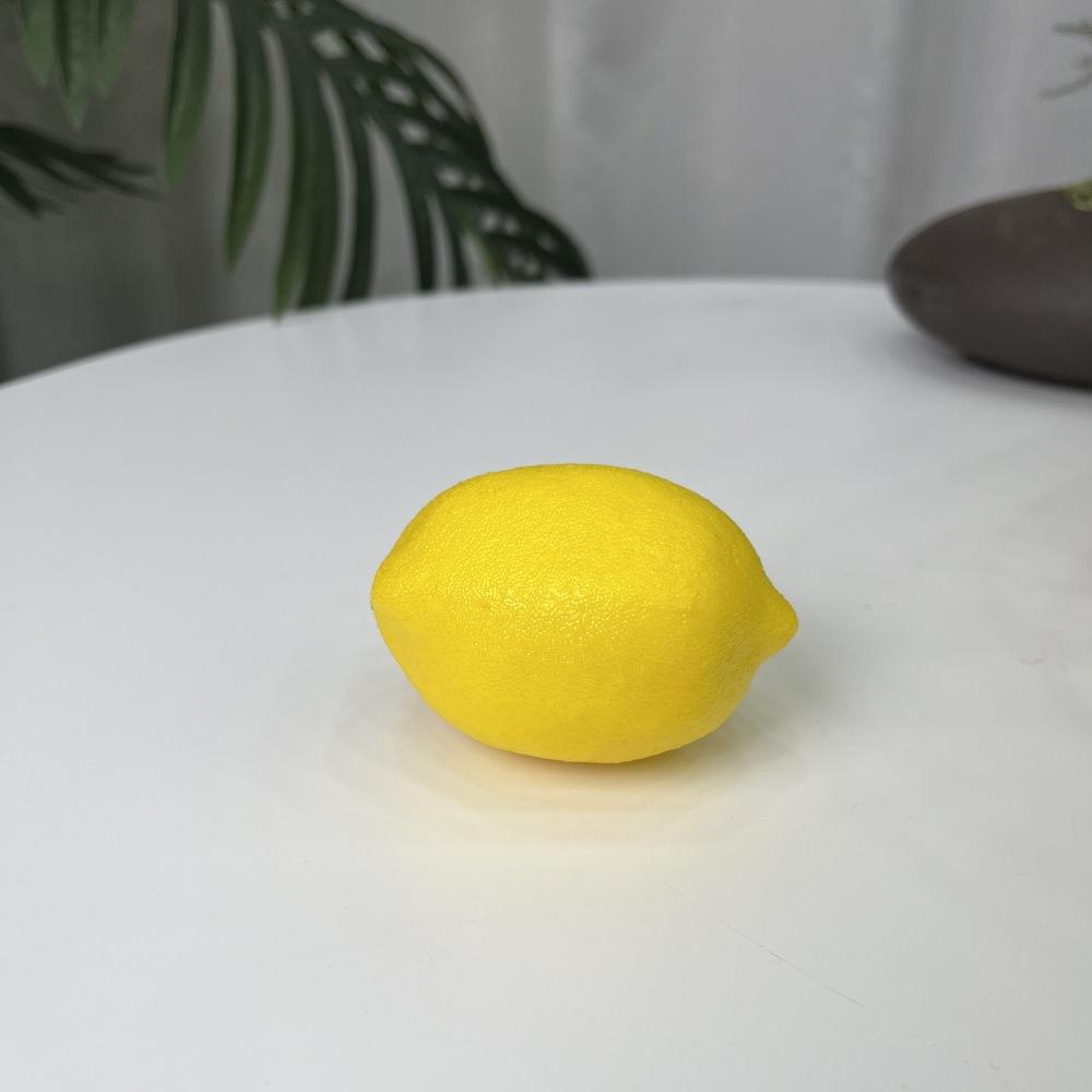 Simulation lemon fake yellow lemon model props decoration-yellow 30 pieces
