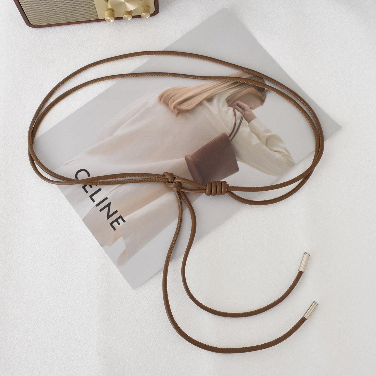 

Trendy Soft Pu Leather Knotted Waist Belt For Women Great For Adding Flair To Any Outfit Caramel