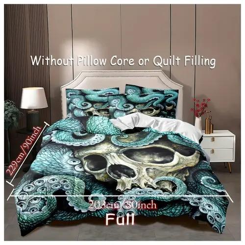 Comforter Octopus With Octopus Pattern Suitable For Children Boys Girls And Adults Soft Comfortable Breathable
