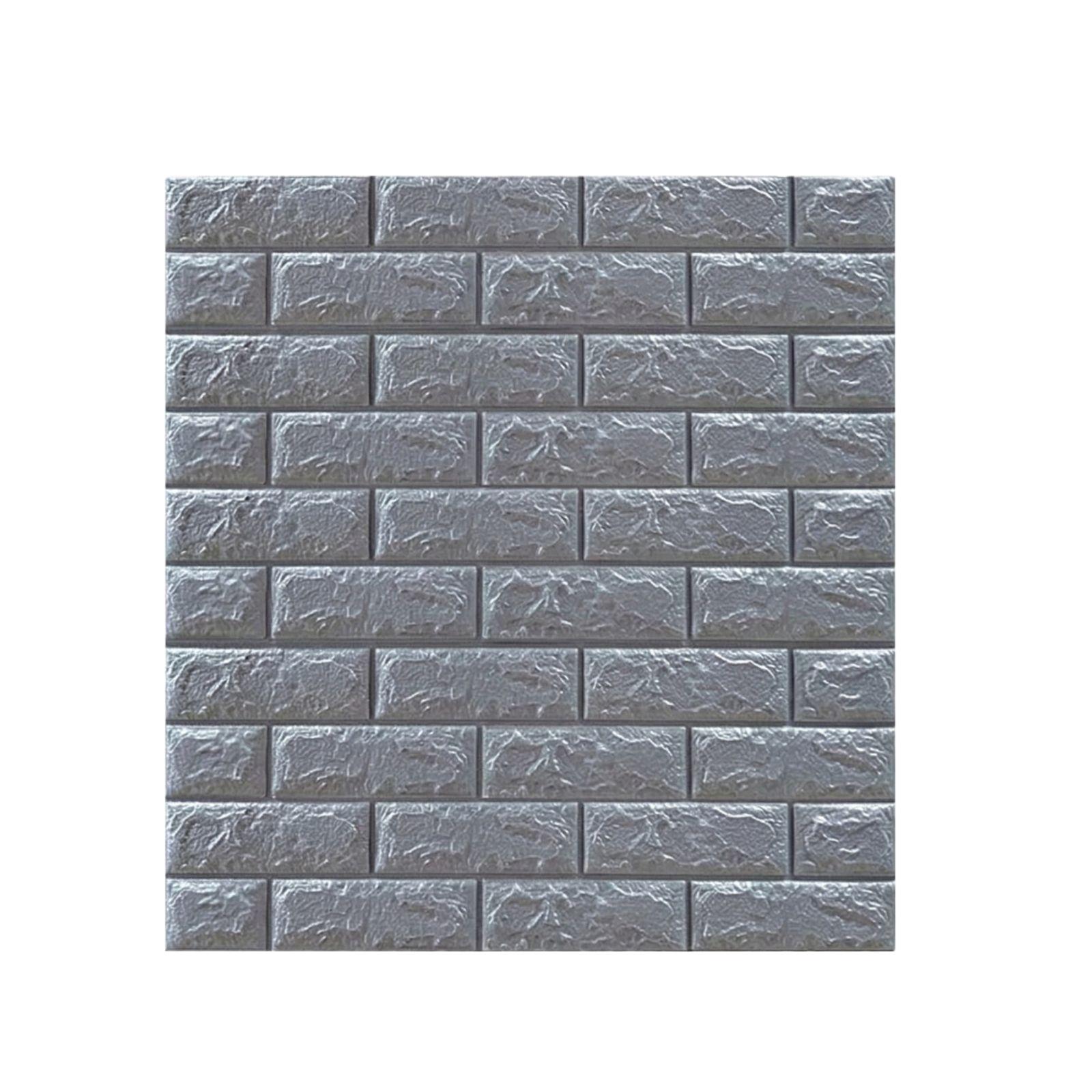 Пенопласт 3D Стереоскопический Водонепроницаемый Изоляция Кирпичный Узор Самоклеящиеся Обои