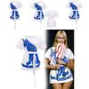 Costume Retrò Abba Agnetha Fältskog per Gioco di Ruolo Anni '70 Gender-neutral in Diverse Taglie