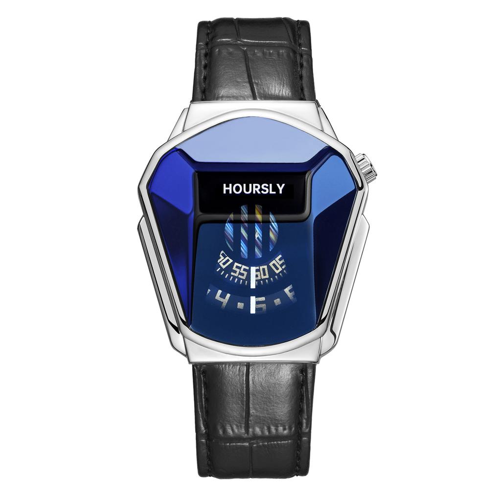 Alloy Men's Motorcycle Personalized Watch Waterproof Quartz Watch