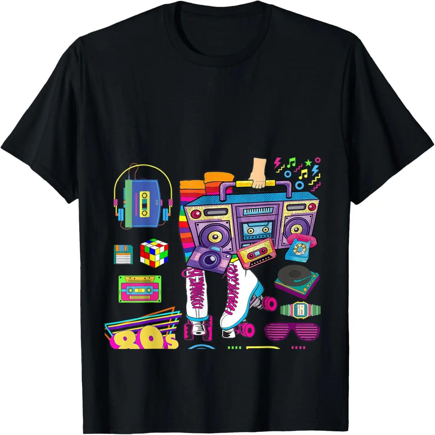 

90s Boy 1990s Fashion 90 Theme Party Outfit Nineties Costume T-Shirt XXXXXL різнокольоровий