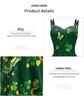 Women's Spaghetti Strap Clover Dress - St. Patrick's Day Irish Festival Clothing