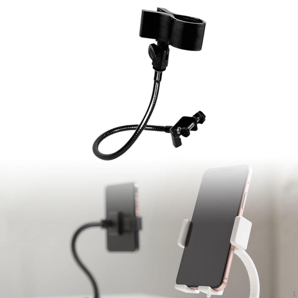 Stand, Flexible Gooseneck Desktop Mic Stands Holder, Holder for Podcast Desktops Pulpit