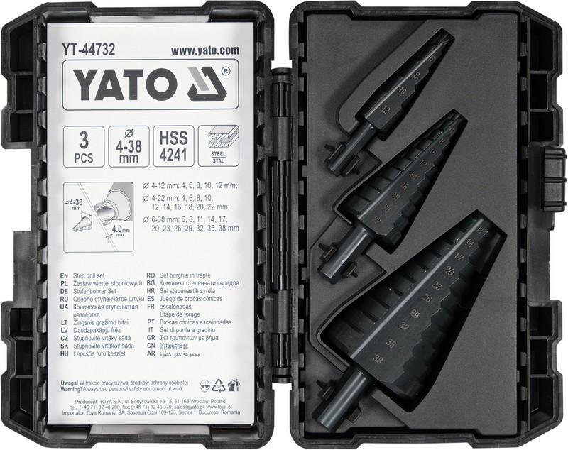3-Piece Stepped Drill Set - YT-44732