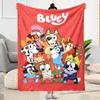 Bluey's Festive Friends Blanket Warmthful Decor Suitable for Sofa Chair Office Chair for All Occasions Modern Gift for Travel Home Birthdays