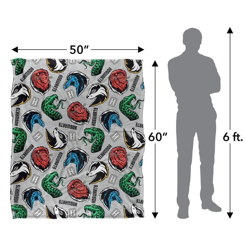 Harry Potter Hogwarts Icons Blanket