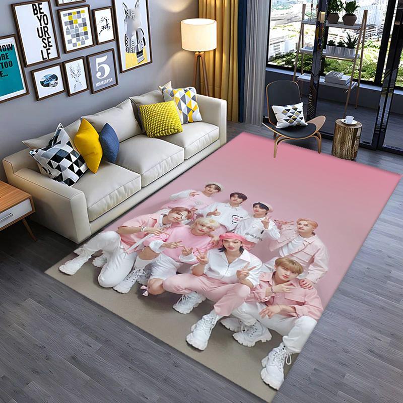 Love Unity Pink carpet floor mats Home Decor Art Room Bathroom mat