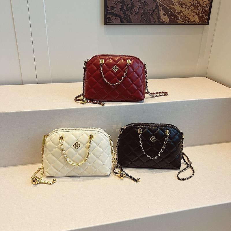 Premium texture spring diamond chain fragrance fashion versatile shoulder messenger women's bag light luxury small bag