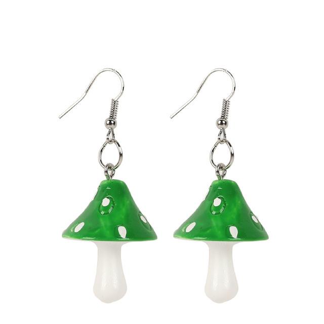 New Fashion Cute White Cloud Stud Earrings Delicate Mushroom Clouds for Women Girls Ear Jewelry Wholesale Gifts Bear