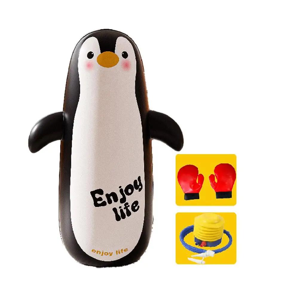 

Inflatable Boxing Column Kids Tumbler Inflatable Standing Punching Boxing Bag Sport Toys For Boys Girls Birthday Gift I0M7