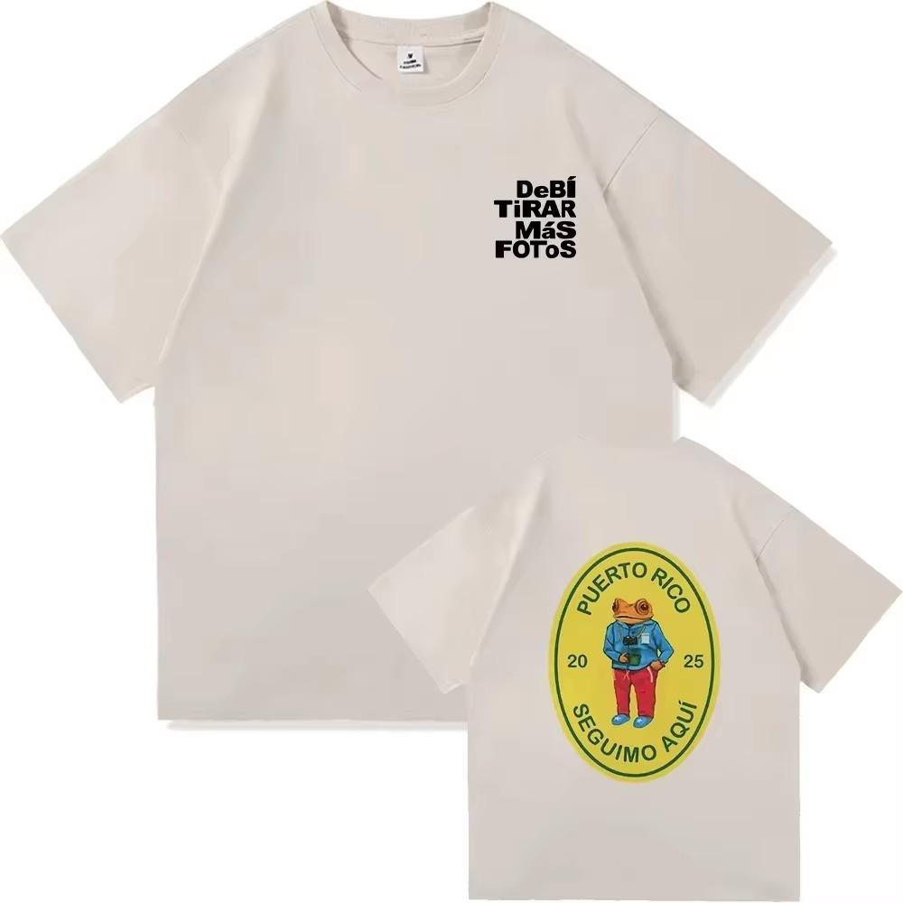 T-shirt 2025 DTMF J'aurais dû prendre plus de photos BAD BUNNY J'aurais dû prendre plus de photos Vêtements pour hommes Harajuku Haute Qualité Tops