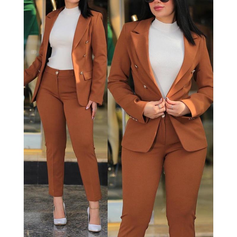 2024 Amazon Wish Casual Fashion Professional Wear Women's Suit Suit