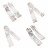 Handmade Bride Gloves Lace Trimmed Satin Gloves Ball Gloves Lace Gloves  Dinner Dresses