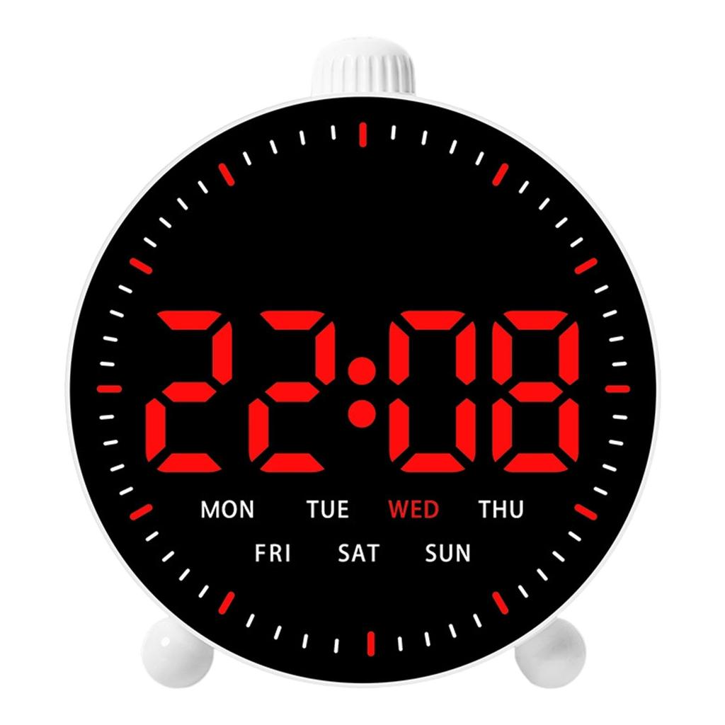 Multifunctional LED Alarm Clock With Countdown Timer Silent Operation For Bedside Desk Home Office Use