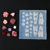 Cartoon Flower Shape Silicone Nail Mold Nail Stamping Nails Diy Nail Salon Design Stereoscopic Manicure Art Tool
