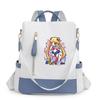 Segelmond-inspiriertes Damen-Oxford-Nylon-Rucksack für Reisen, Schule, Streetwear, Freizeit